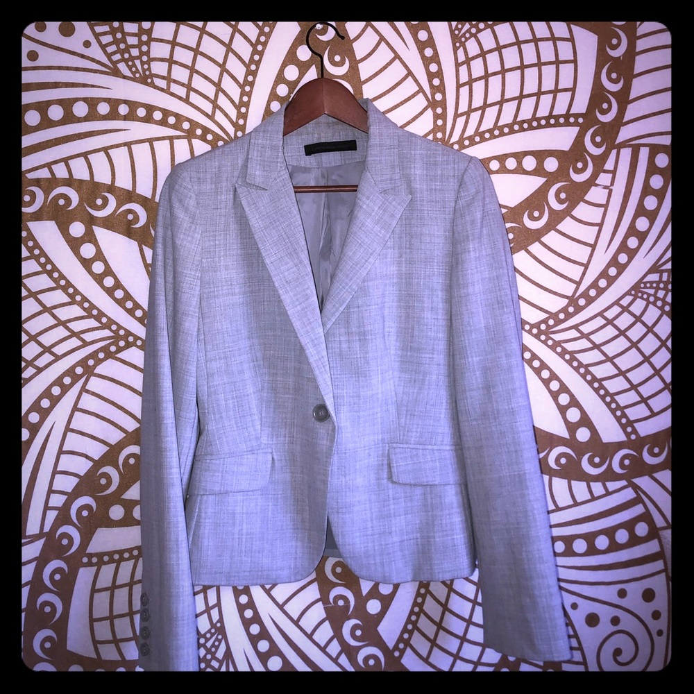 EXPRESS Textured Button Front Blazer
